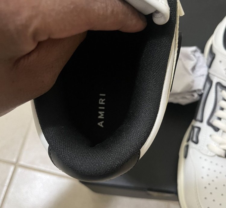 Amiri Chunky Skeleton Low Top Sneakers Sz 10us