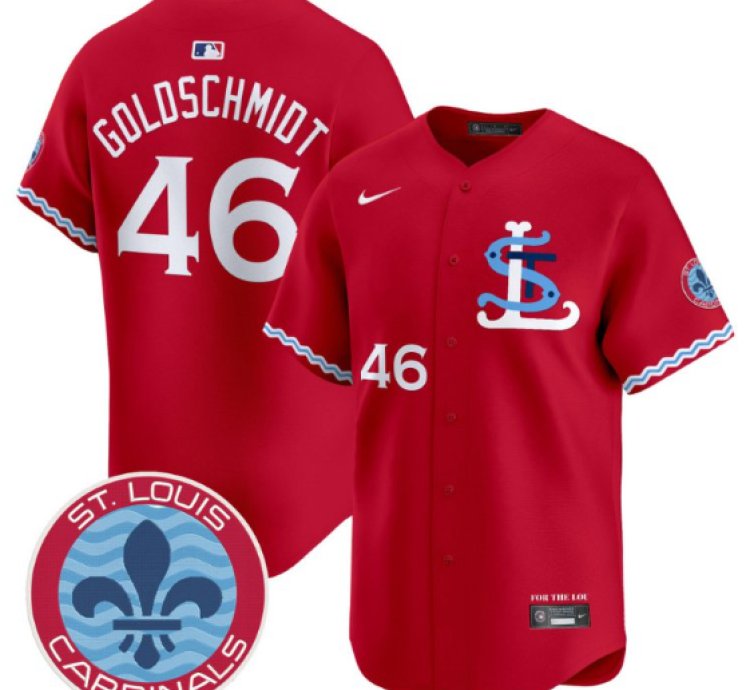 Paul Goldschmidt Jersey 46 St Louis Cardinals City Connect Vapor Premier Limited Stitched