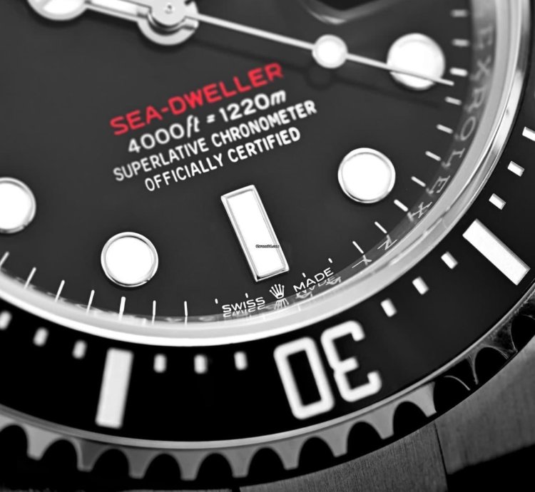 Rolex Sea-dweller 43mm Black Pvd Dlc Coated Stainless Steel Watch 126600