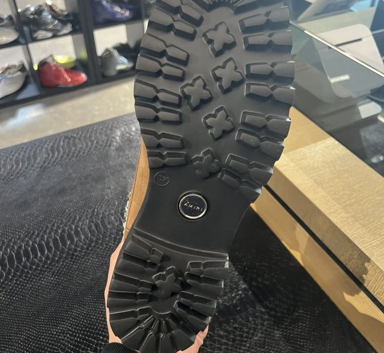 Amiri Combat Bandana Suede Boots