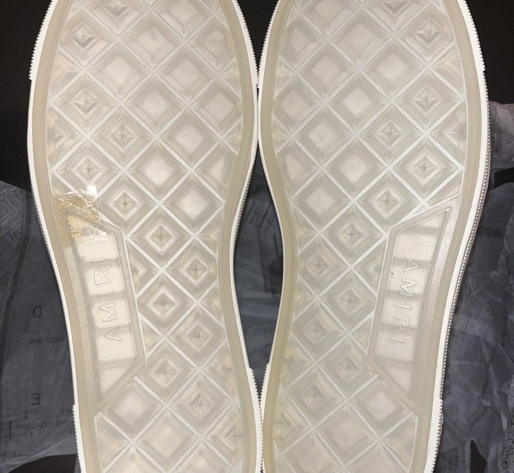 Amiri Court Checkered High-top Sneaker