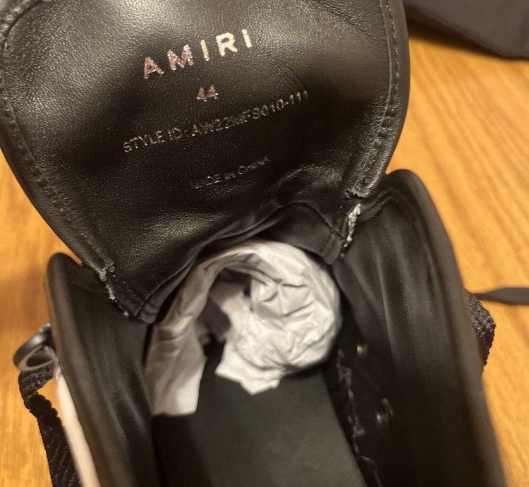 Amiri Court Checkered High-top Sneaker