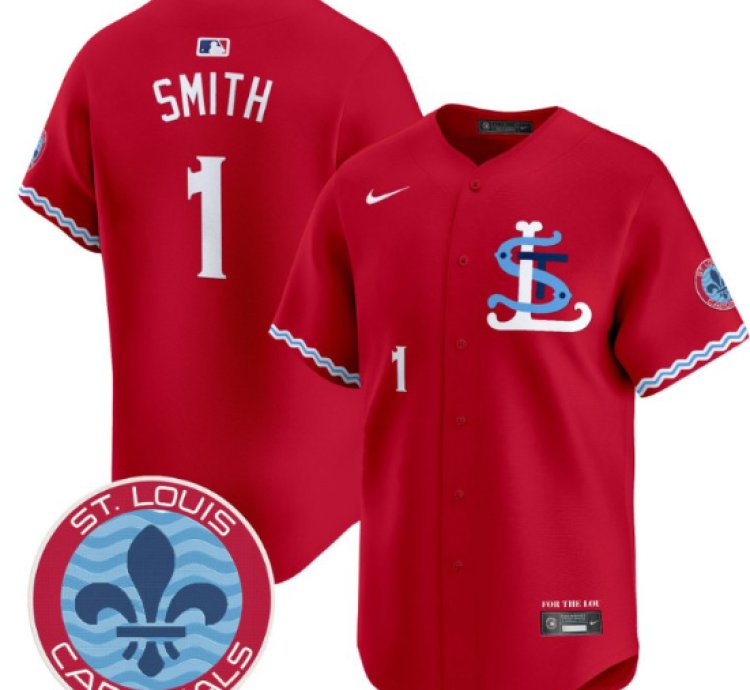 Ozzie Smith Jersey 1 St Louis Cardinals City Connect Vapor Premier Limited Stitched