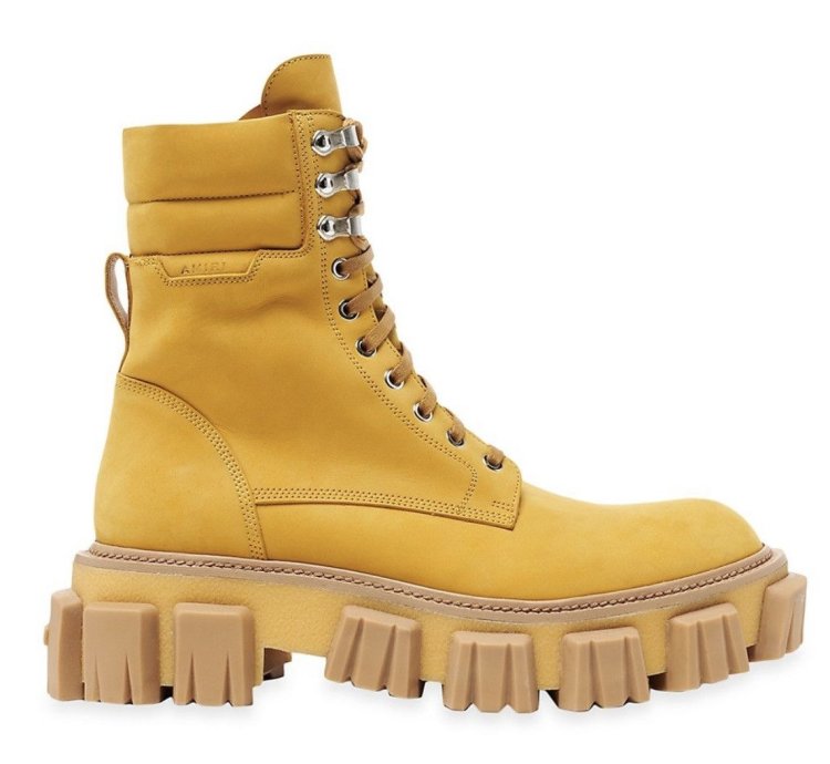 Amiri Crepe Lug Combat Boots