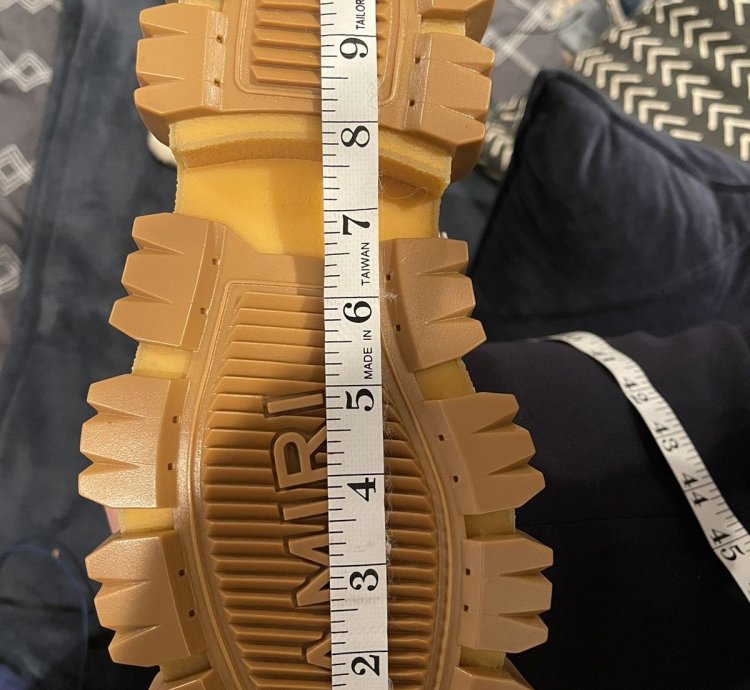 Amiri Crepe Lug Combat Boots