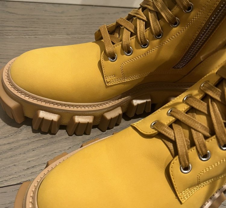 Amiri Crepe Lug Combat Boots