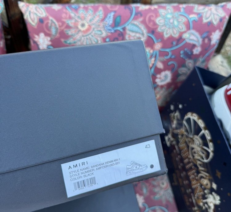Amiri Crystal Ma-1 Sneakers