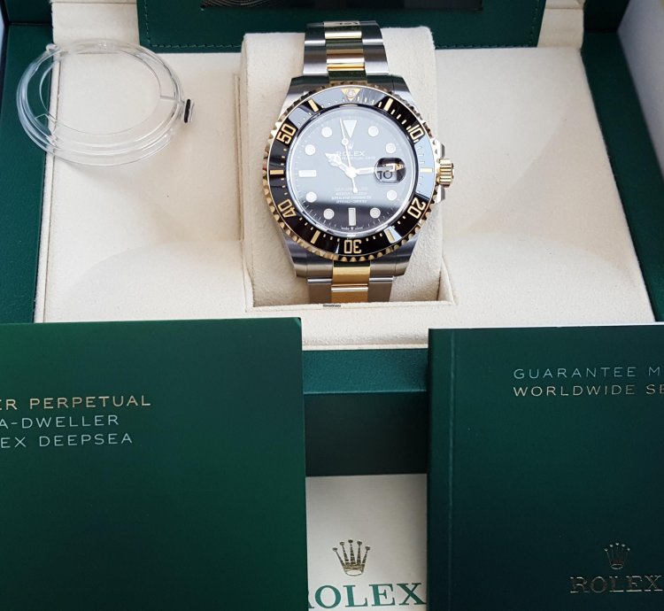 Rolex Sea-dweller Oyster Perpetual New Ref 126603 Stickers On