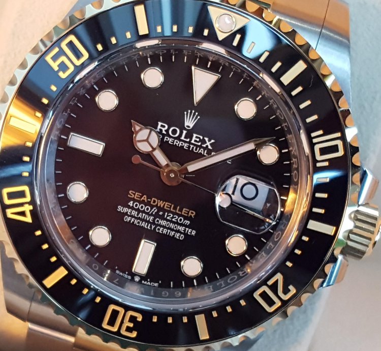 Rolex Sea-dweller Oyster Perpetual New Ref 126603 Stickers On