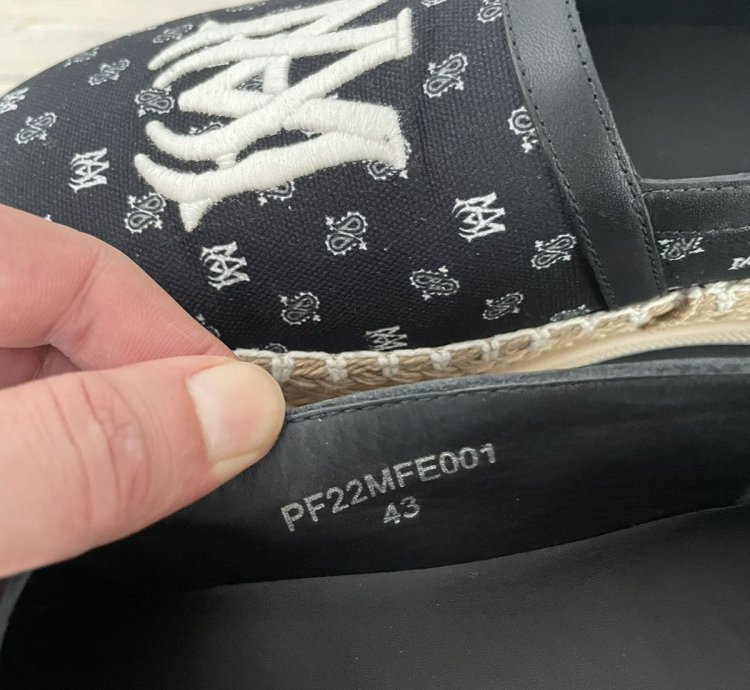 Amiri Espadrilles