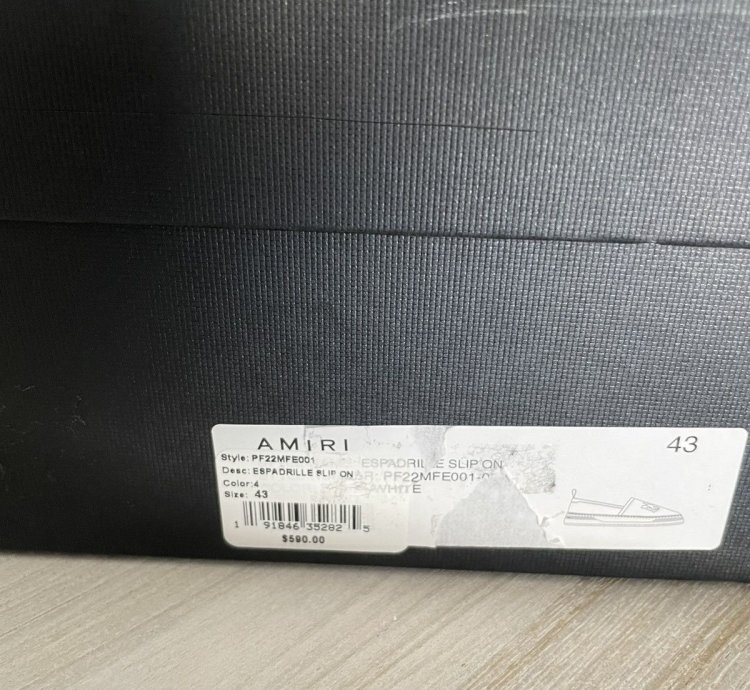 Amiri Espadrilles