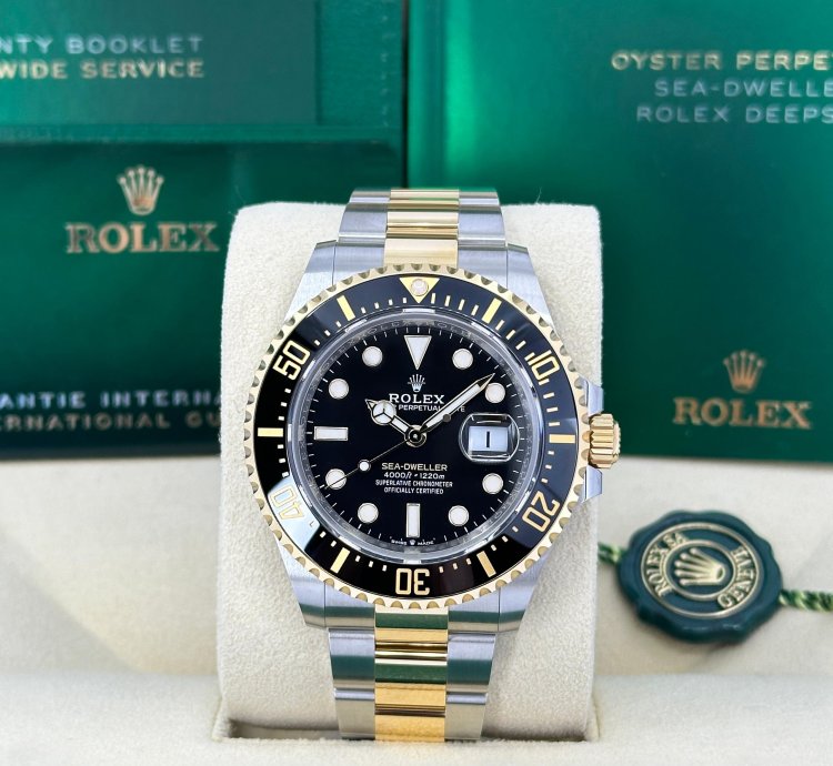 Rolex Sea-dweller Unworn 2025 Sea-dweller 18k Two-tone Black 126603-0001 Complete