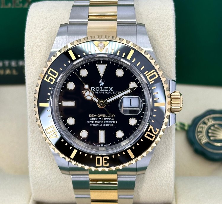Rolex Sea-dweller Unworn 2025 Sea-dweller 18k Two-tone Black 126603-0001 Complete