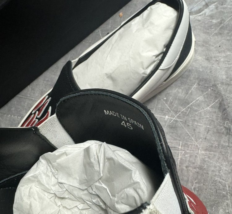 Amiri Flame Slip On Low-top Sneakers