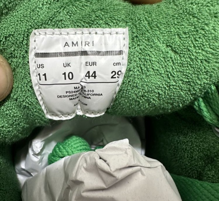 Amiri Green Sneakers