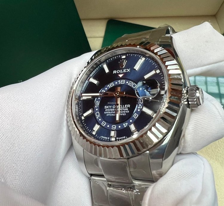 Rolex Sky-dweller 2025 New Sky-dweller Blue Oyster 42mm