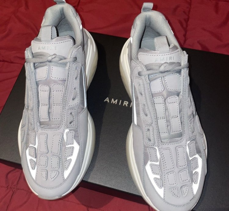 Amiri Grey Bone Runner