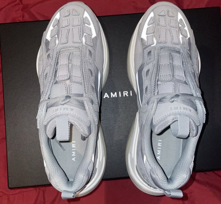 Amiri Grey Bone Runner