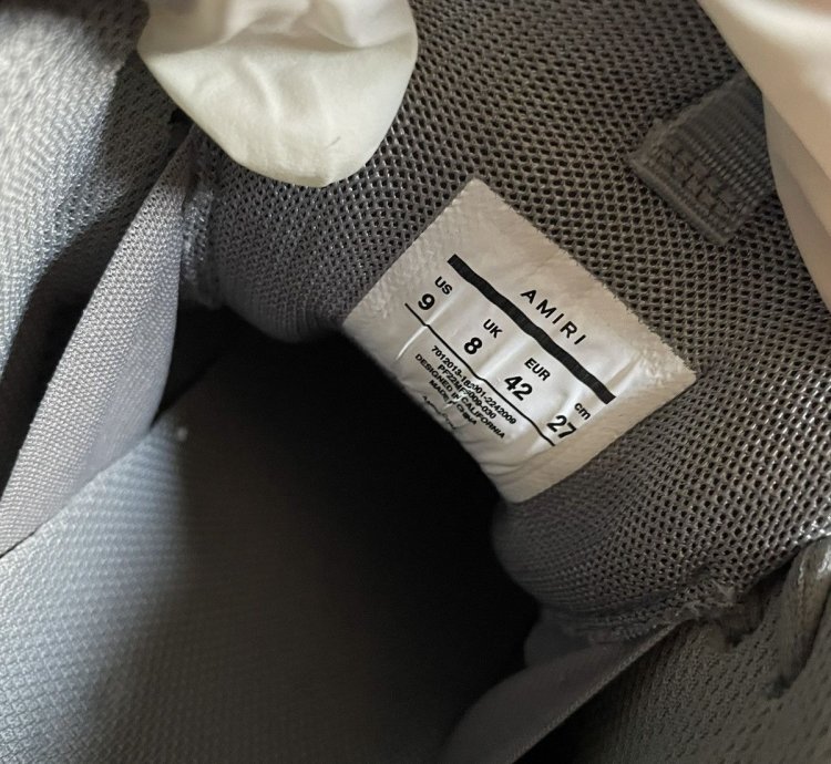 Amiri Grey Bone Runner