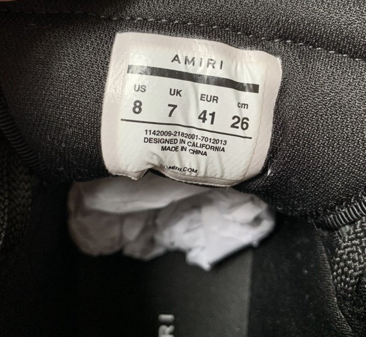 Amiri High Top Skel Sneakers