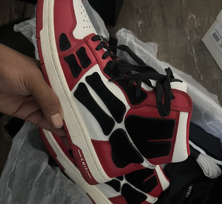Amiri High Top Skel Sneakers Size 41