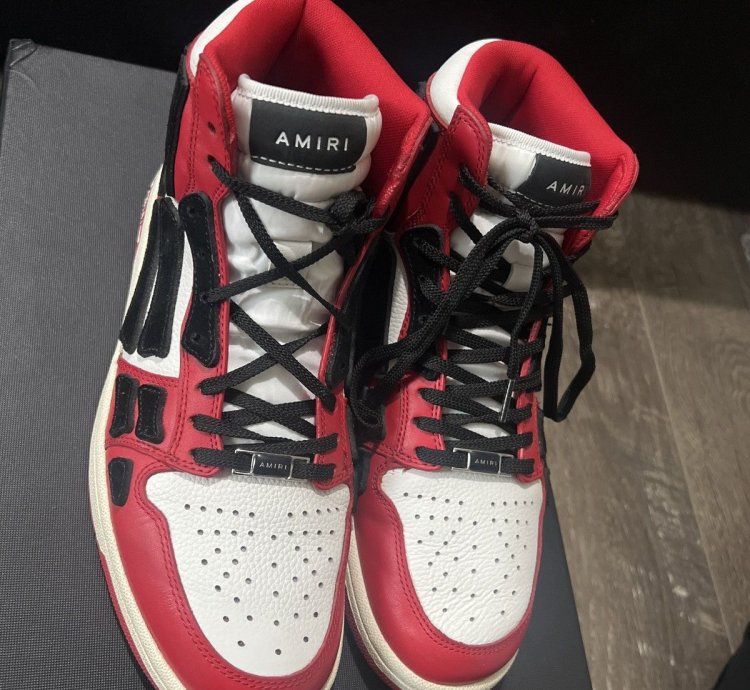 Amiri High Top Skel Sneakers Size 41