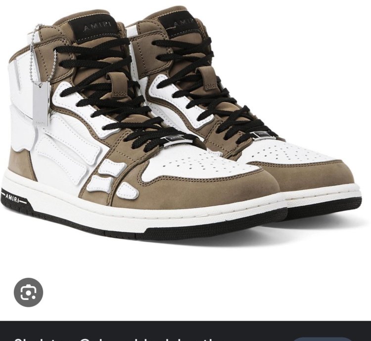 Amiri High Top Skeleton Trainers