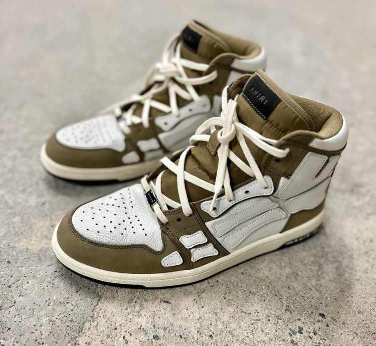 Amiri High Top Skeleton Trainers