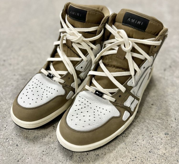 Amiri High Top Skeleton Trainers