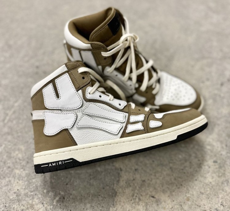 Amiri High Top Skeleton Trainers