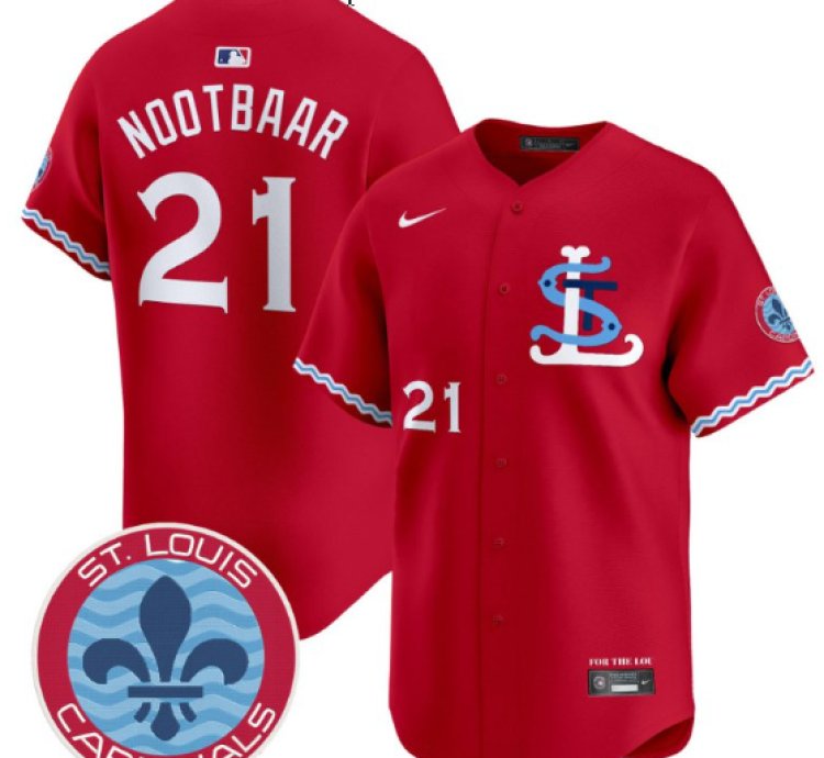 Lars Nootbaar Jersey 21 St Louis Cardinals City Connect Vapor Premier Limited Stitched