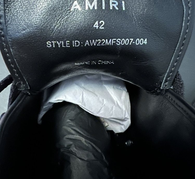 Amiri Leather-trimmed Paisley-print Canvas High-top Sneakers
