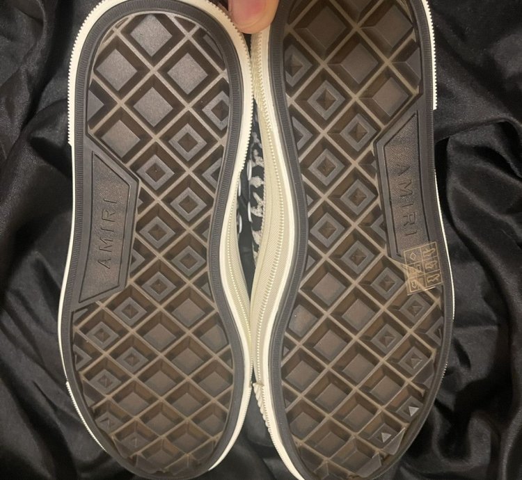 Amiri Leopard Court Low