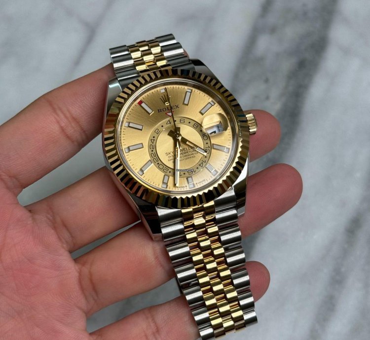 Rolex Sky-dweller 2 Tone Jubilee Champagne Bnib 2024