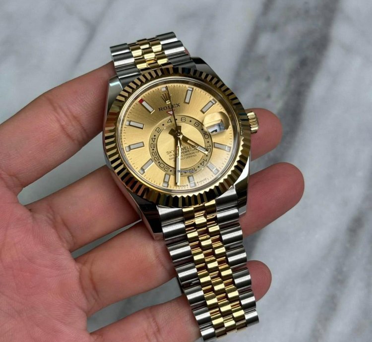 Rolex Sky-dweller 2 Tone Jubilee Champagne Bnib 2025