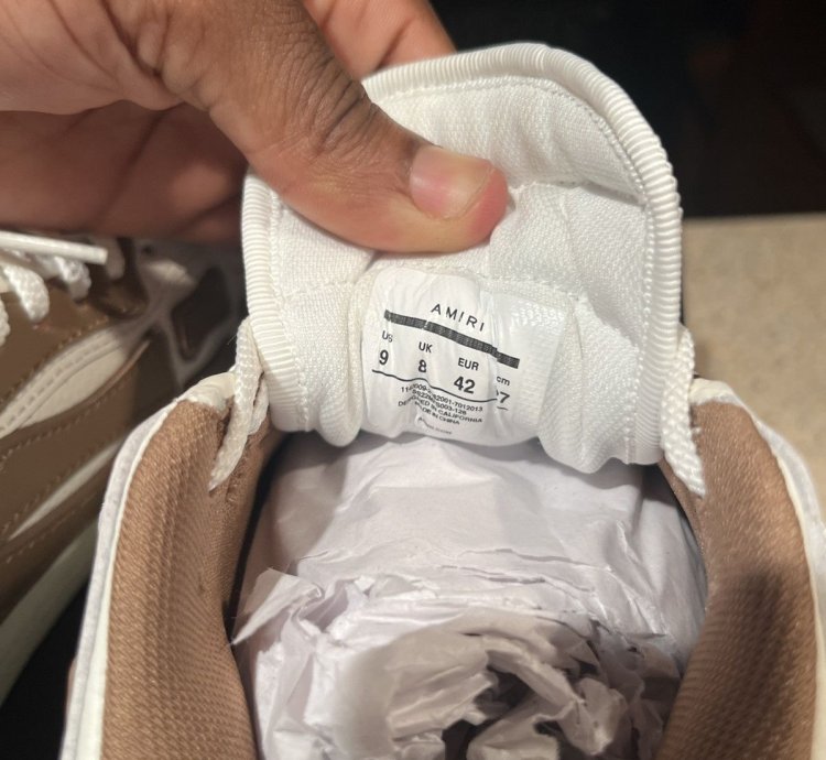 Amiri Low Skeleton Sneakers