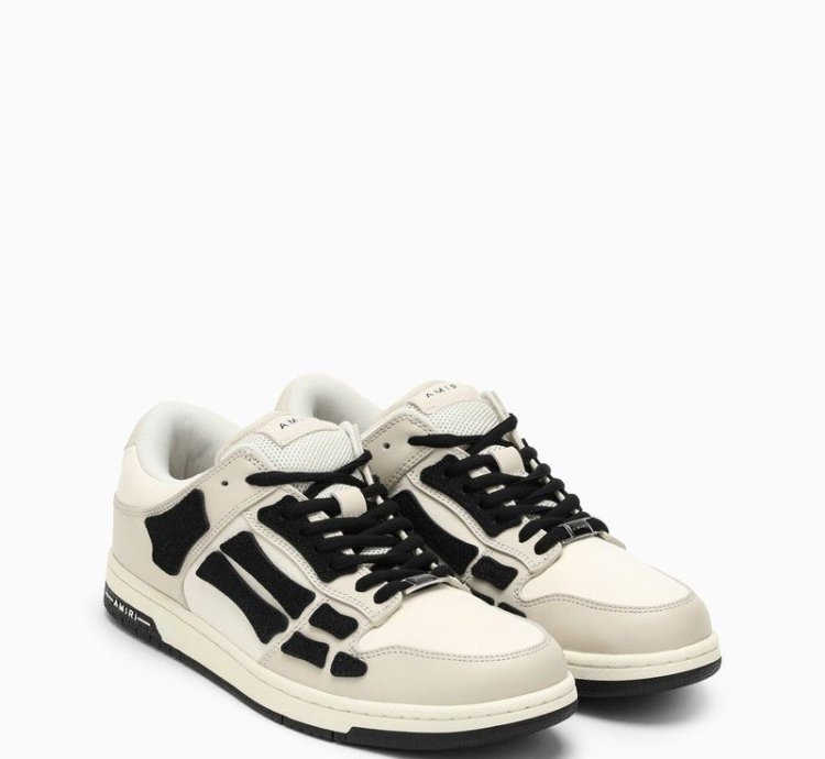 Amiri Low Skell Beige Trainer