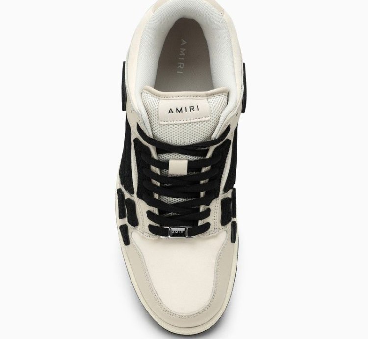 Amiri Low Skell Beige Trainer