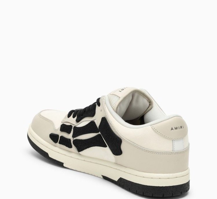 Amiri Low Skell Beige Trainer