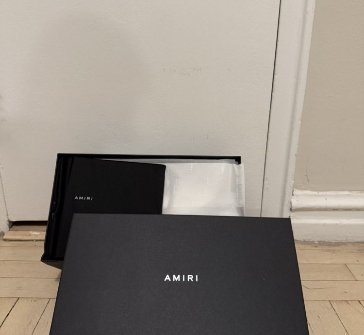 Amiri Lux Leather Slipper