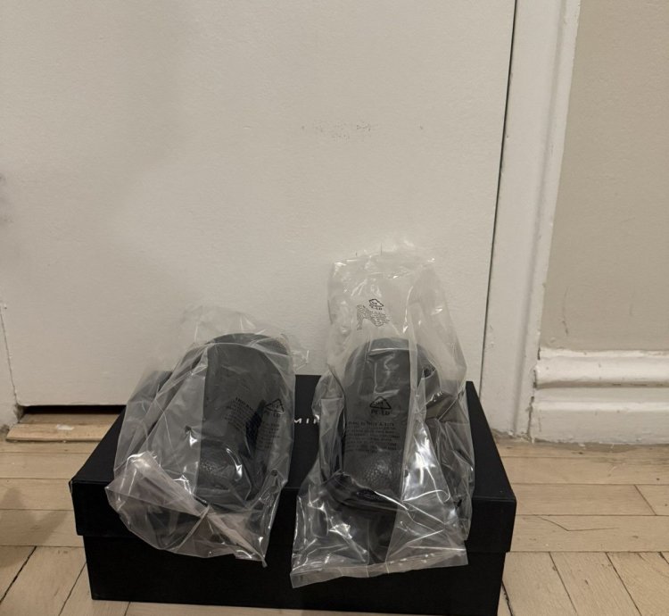 Amiri Lux Leather Slipper