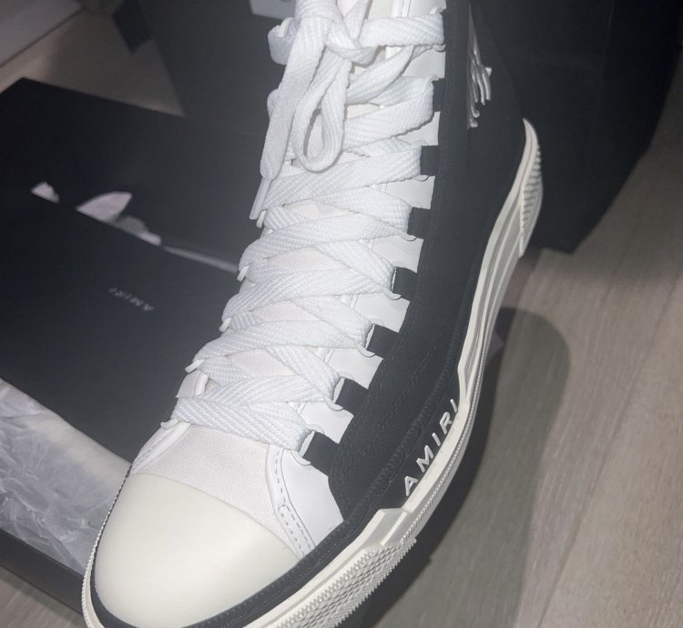 Amiri Ma Logo Court High Sneakers