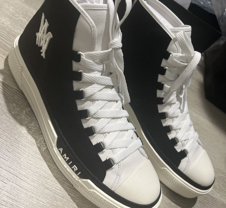 Amiri Ma Logo Court High Sneakers
