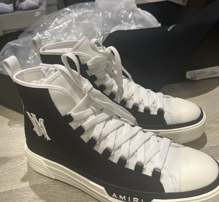 Amiri Ma Logo Court High Sneakers