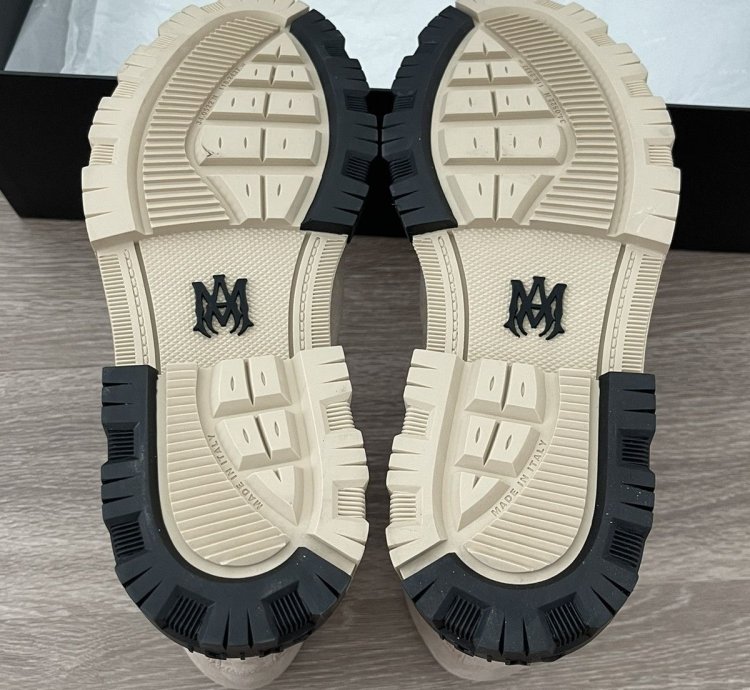Amiri Ma Logo Military Combat Boot