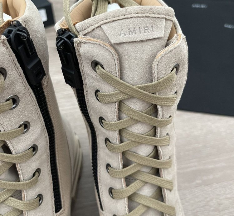 Amiri Ma Logo Military Combat Boot