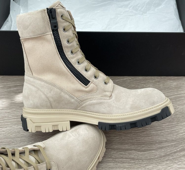 Amiri Ma Logo Military Combat Boot