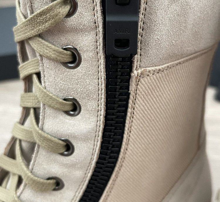 Amiri Ma Logo Military Combat Boot