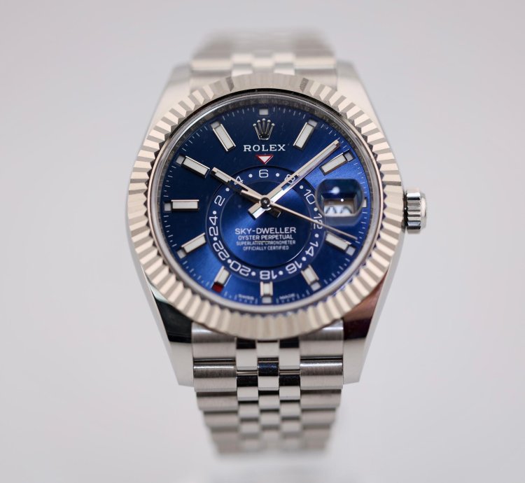 Rolex Sky-dweller 2022 Skydweller Stainless Steel Blue Jubilee 326934