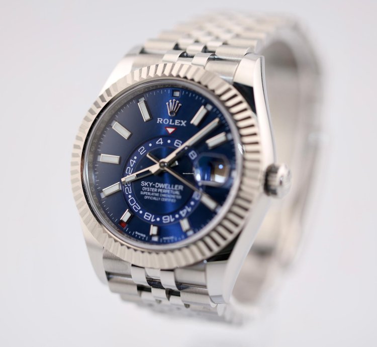 Rolex Sky-dweller 2022 Skydweller Stainless Steel Blue Jubilee 326934